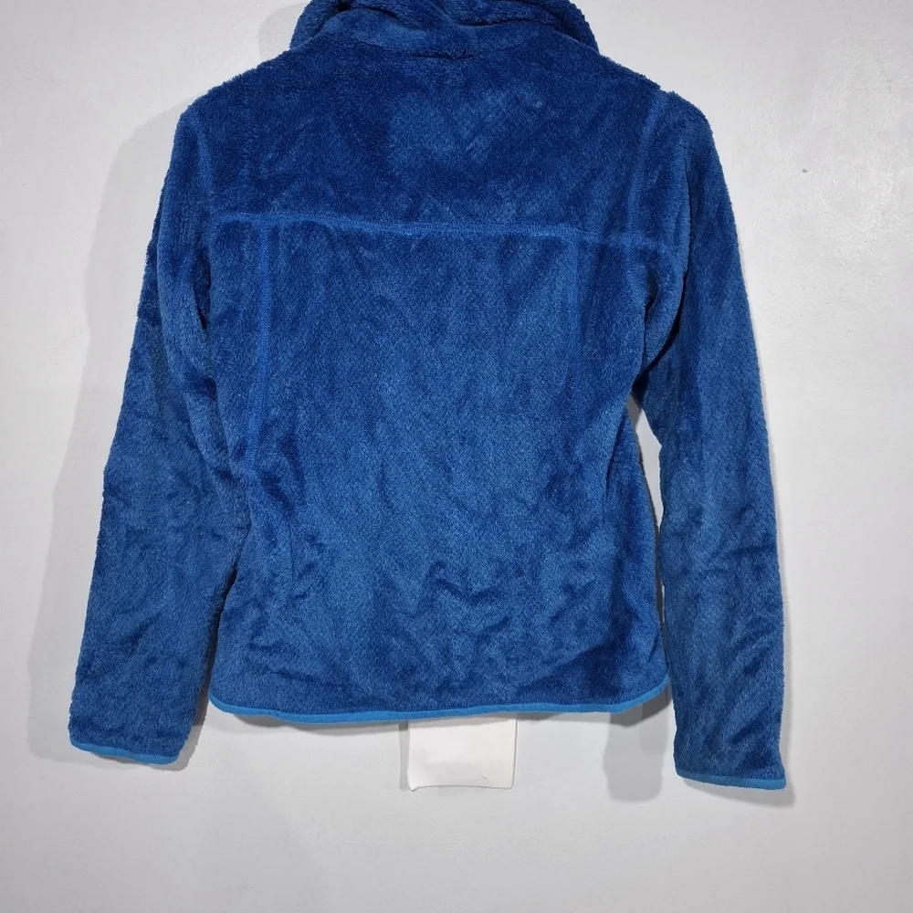Patagonia Women's Small Blue Re-Tool Snap-T Fleece Pullover Jacket Fall Winter - Picture 5 of 10
